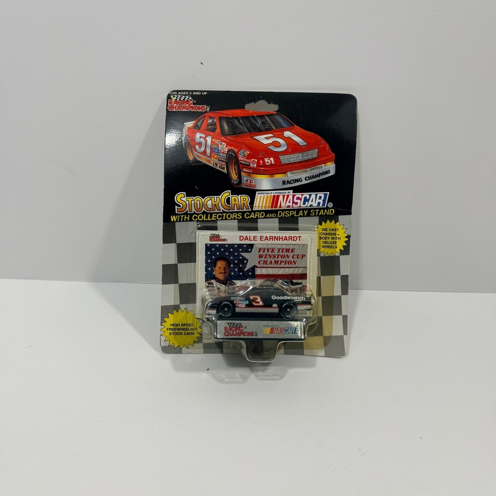 Racing Champions Stock Car Black New NASCAR Dale Earnhardt #3 Diecast
